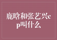 鹿晗和张艺兴CP叫什么？探寻华语乐坛最火热的组合