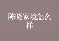 揭秘陈晓家境：从贫困到辉煌的奋斗之路