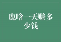 揭秘鹿晗的惊人收入！你猜他一天能赚多少钱？