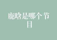 揭秘鹿晗参演的热门综艺节目