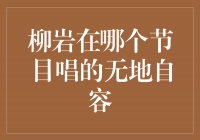 柳岩惊艳登场！她在哪个节目唱得无地自容？