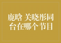 鹿晗关晓彤同台，绽放流光舞台的魅力盛会