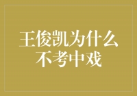 王俊凯为何放弃中戏，选择另辟蹊径？