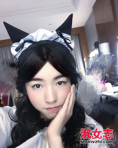 TFBOYS王俊凯扮女仆